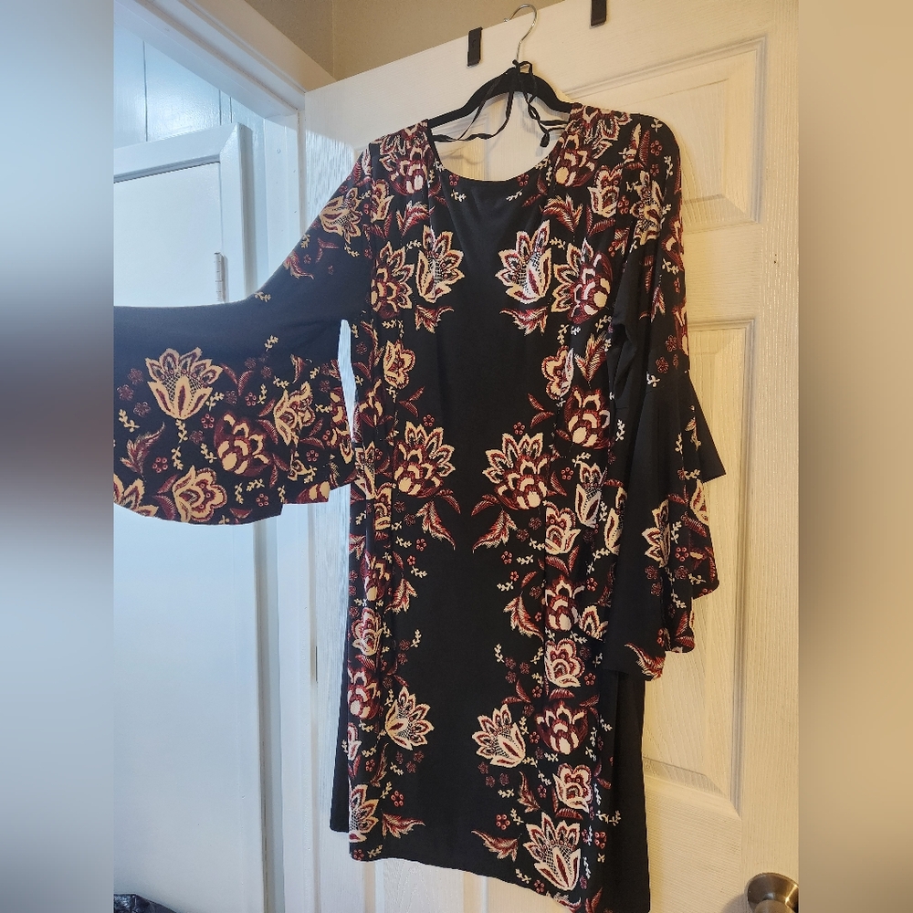 Floral Long Sleeve Dress